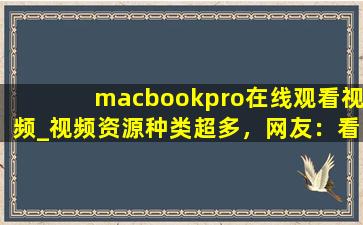 macbookpro在线观看视频_视频资源种类超多，网友：看的眼花撩乱！,maciphone视频